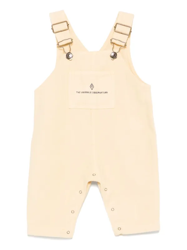 THE ANIMALS OBSERVATORY オーバーオール 18 Mule Kids Dungarees in Raw White by The Animals Observatory - 6 Years