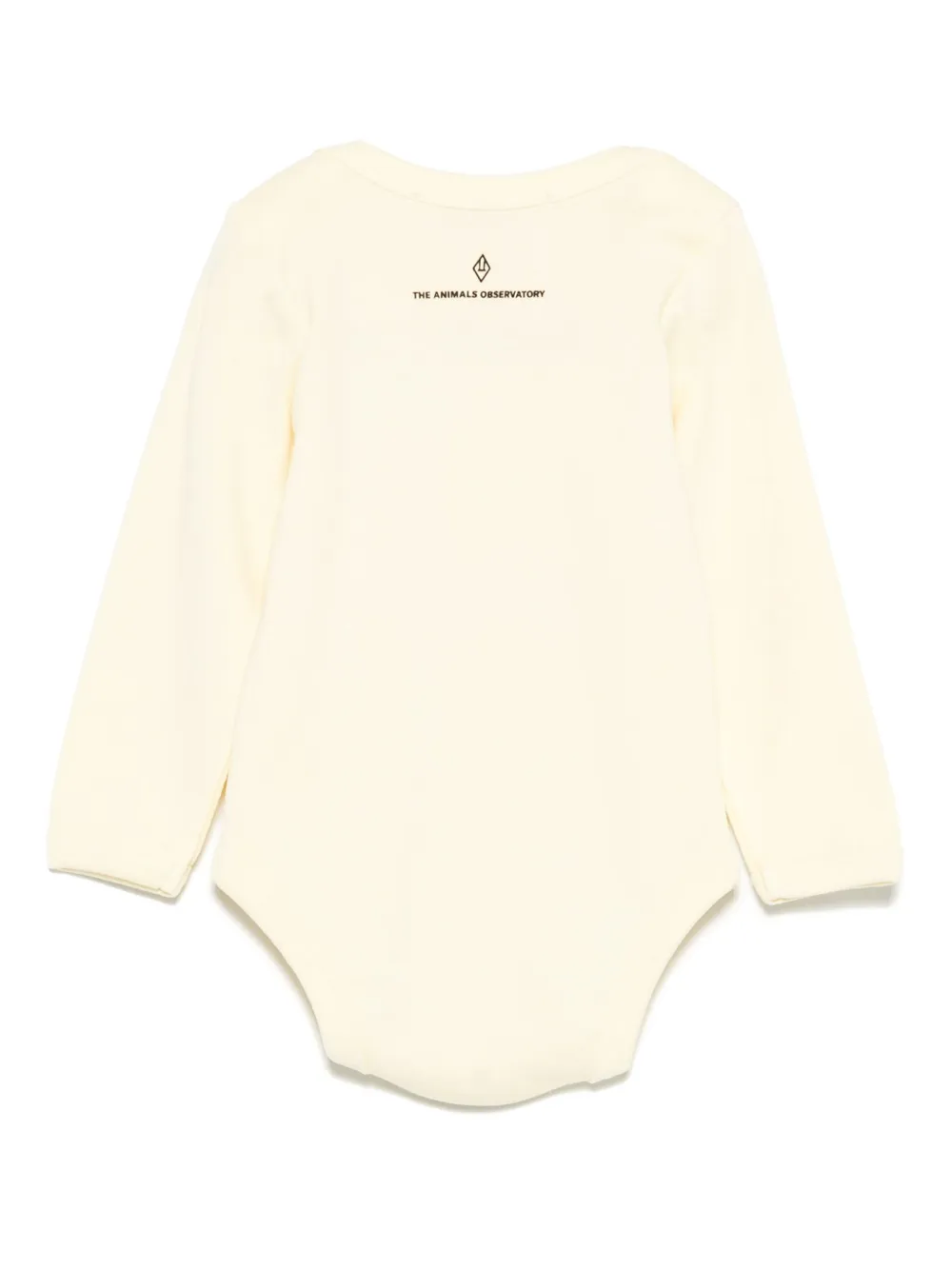 The Animals Observatory Romper met print - Geel