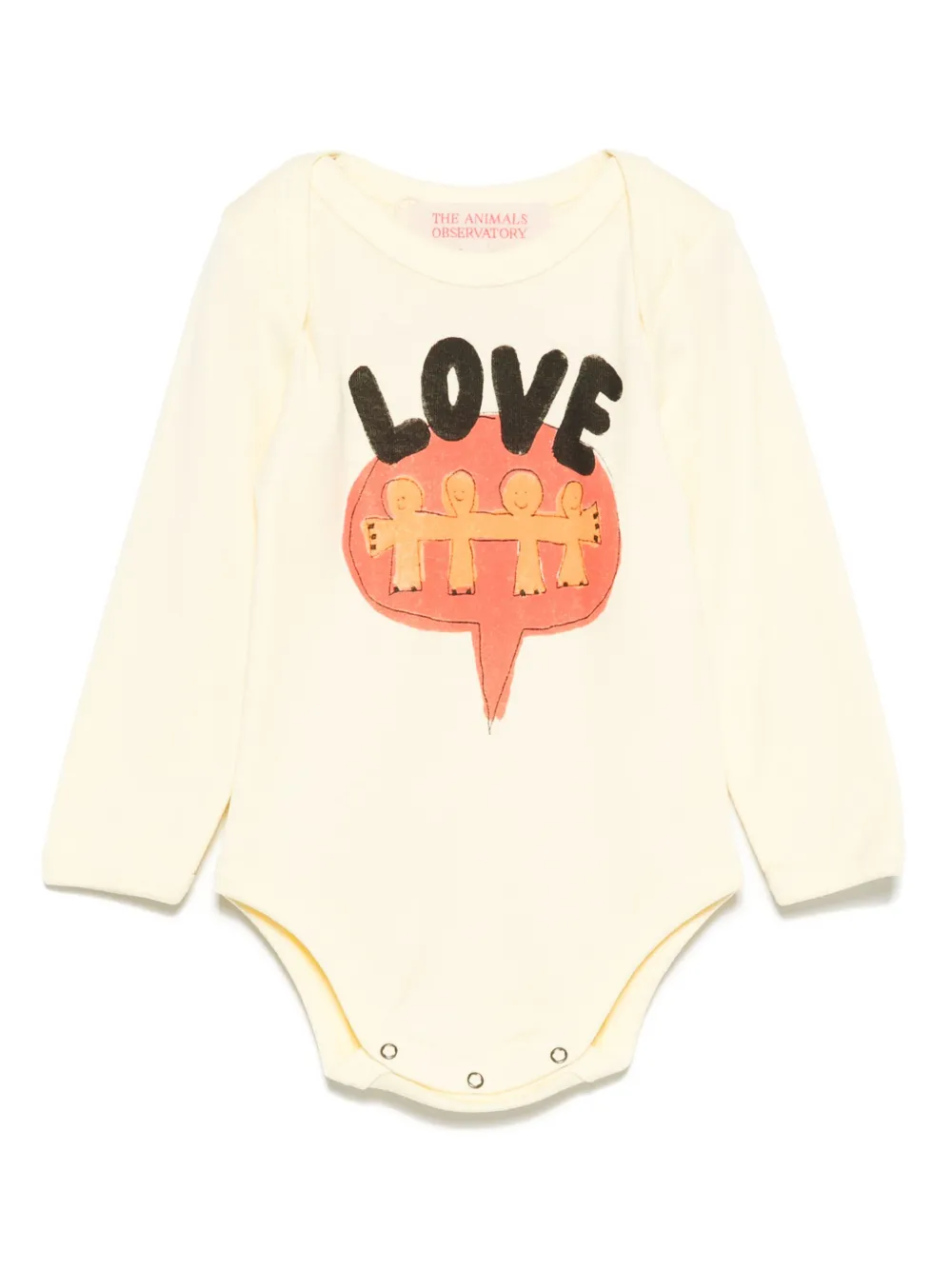 The Animals Observatory graphic-print body | Yellow | Image 1