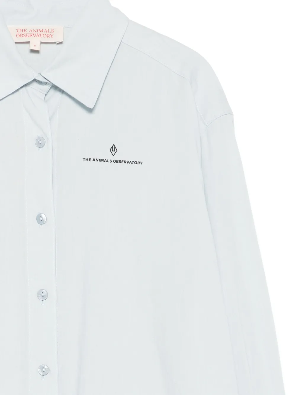 The Animals Observatory Shirt met logoprint Blauw