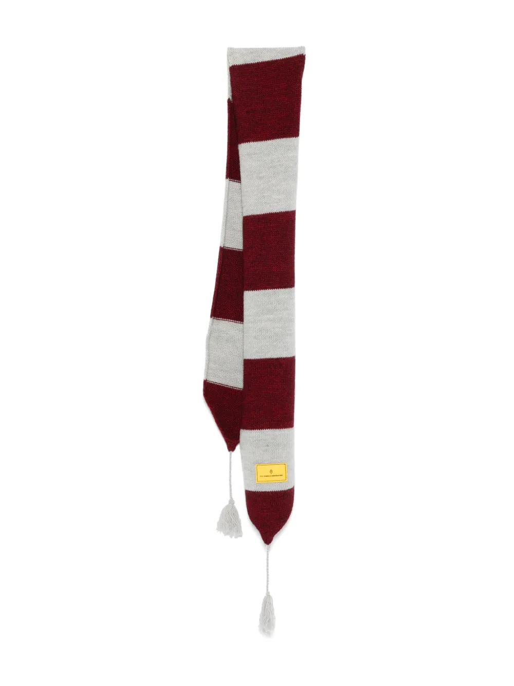 The Animals Observatory Striped Scarf In Brown