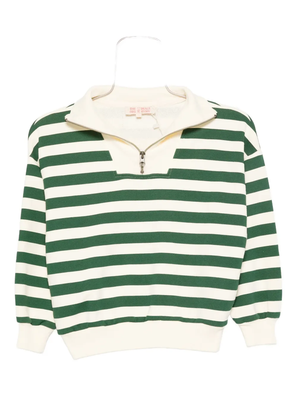 The Animals Observatory Felpa a righe - Verde