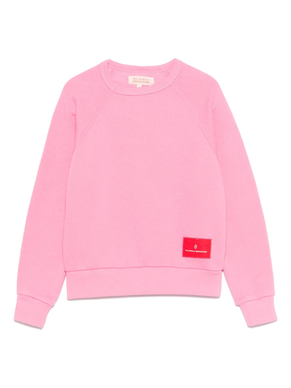 The Animals Observatory sudadera con parche del logo | rosado | Image 1