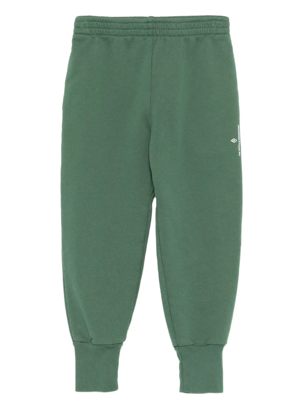 The Animals Observatory Panther elasticated-cuff track pants | Green | Image 1