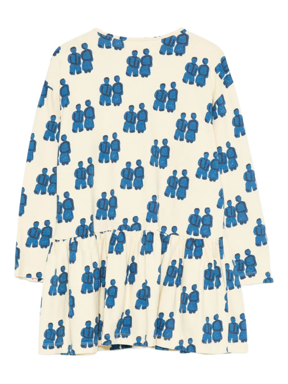 The Animals Observatory figure-print long-sleeve mini dress | Girls Casual Dresses | Image 2
