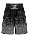 Rabanne crystal-embellished shorts - Black