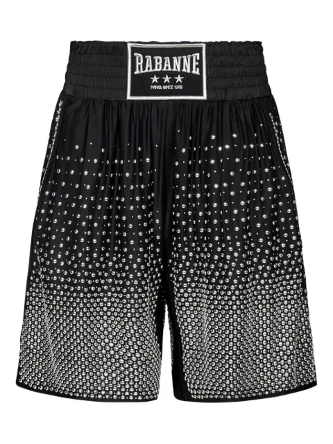 Rabanne crystal-embellished shorts