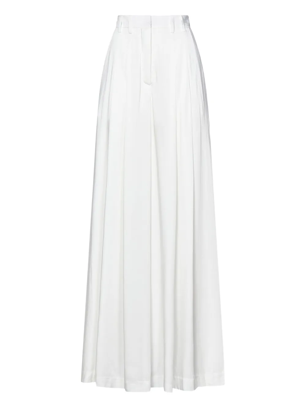Mônot pantalon ample à design plissé | blanc | Image 1