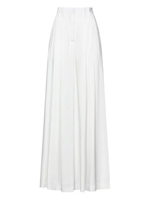 Mônot pleated wide-leg trousers