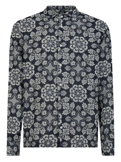 GAZZARRINI X MICHELE FRANZESE floral-print button-up shirt