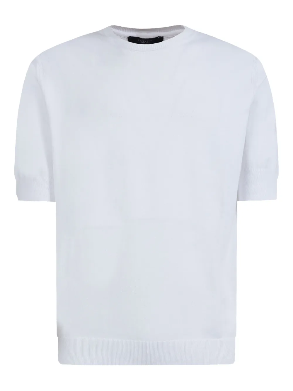 GAZZARRINI X MICHELE FRANZESE crew-neck knitted T-shirt | White | Image 1