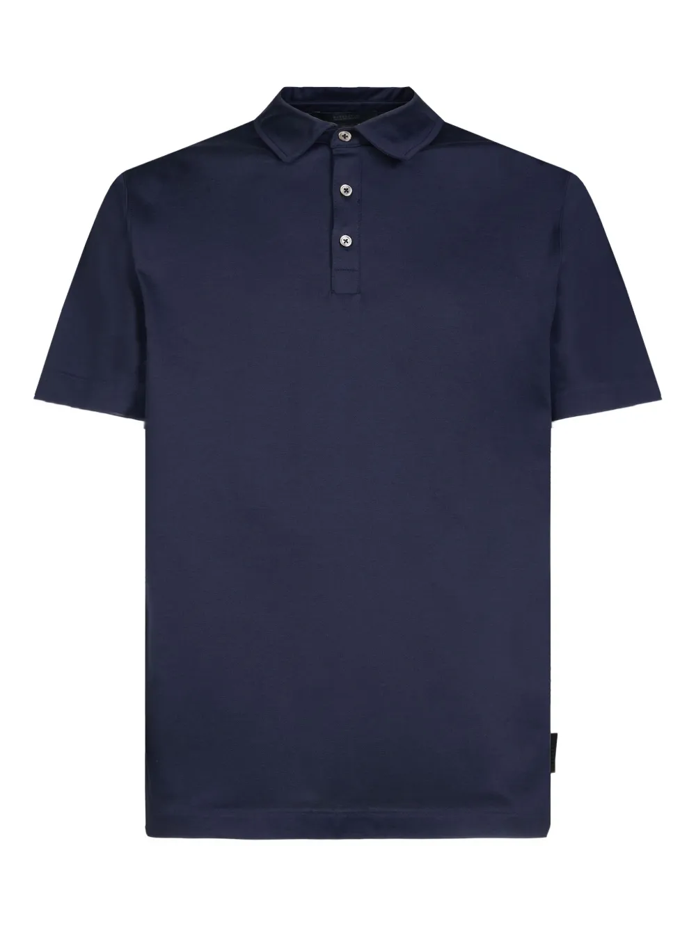 GAZZARRINI X MICHELE FRANZESE logo-tag polo shirt | Blue | Image 1