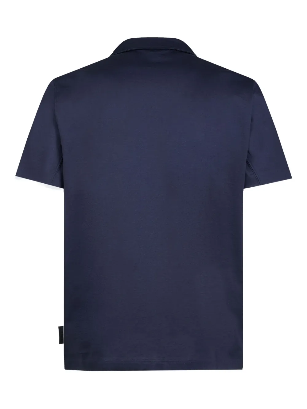 GAZZARRINI X MICHELE FRANZESE logo-tag polo shirt - Blauw