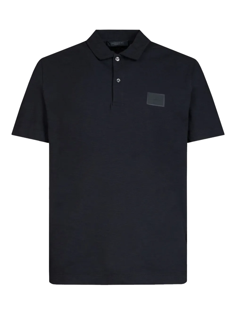 GAZZARRINI X MICHELE FRANZESE playera tipo polo con parche del logo | negro | Image 1