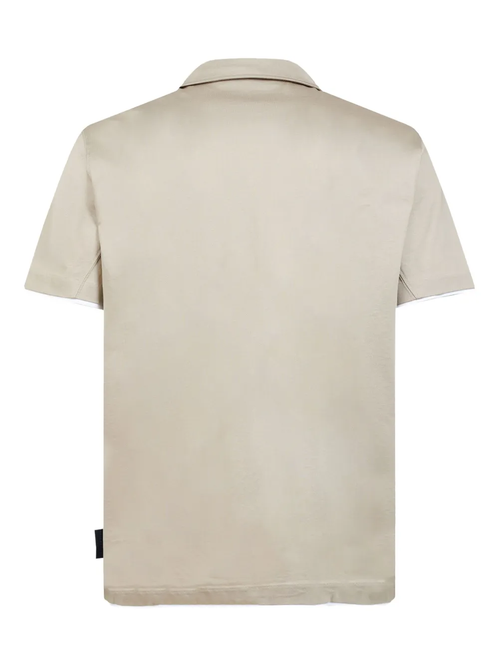 GAZZARRINI X MICHELE FRANZESE logo-tag polo shirt - Beige