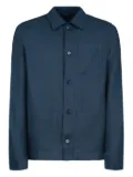 GAZZARRINI X MICHELE FRANZESE button-up linen shirt - Blue