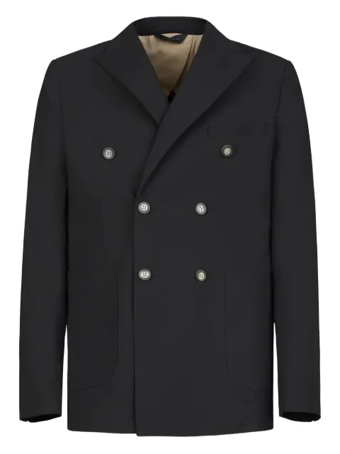 GAZZARRINI X MICHELE FRANZESE wool-blend blazer