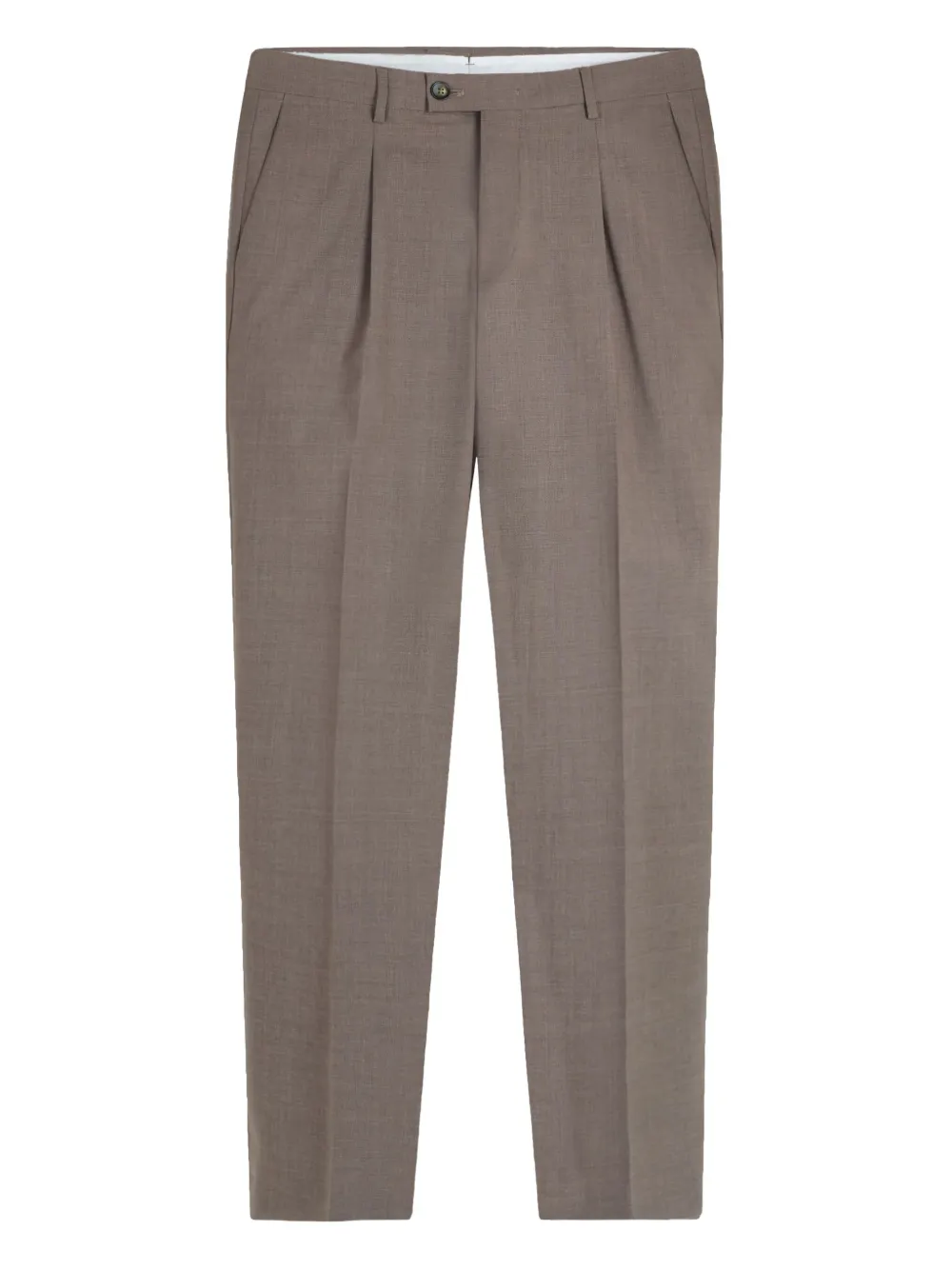 GAZZARRINI X MICHELE FRANZESE pressed-crease tailored trousers | Braun | Image 1
