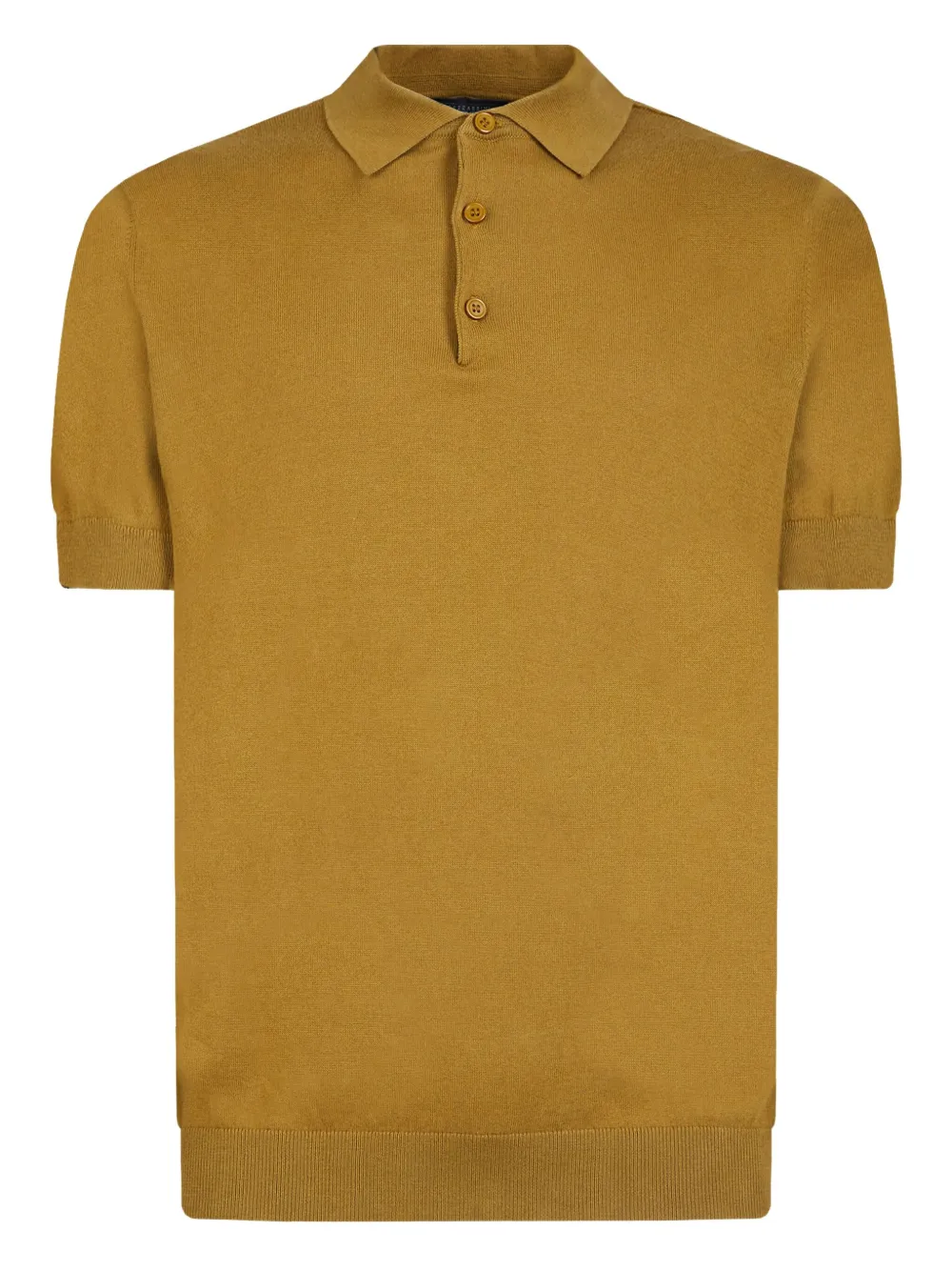 GAZZARRINI X MICHELE FRANZESE playera tipo polo de tejido fino | amarillo | Image 1