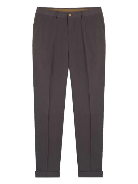 GAZZARRINI X MICHELE FRANZESE pleat-detail chino trousers