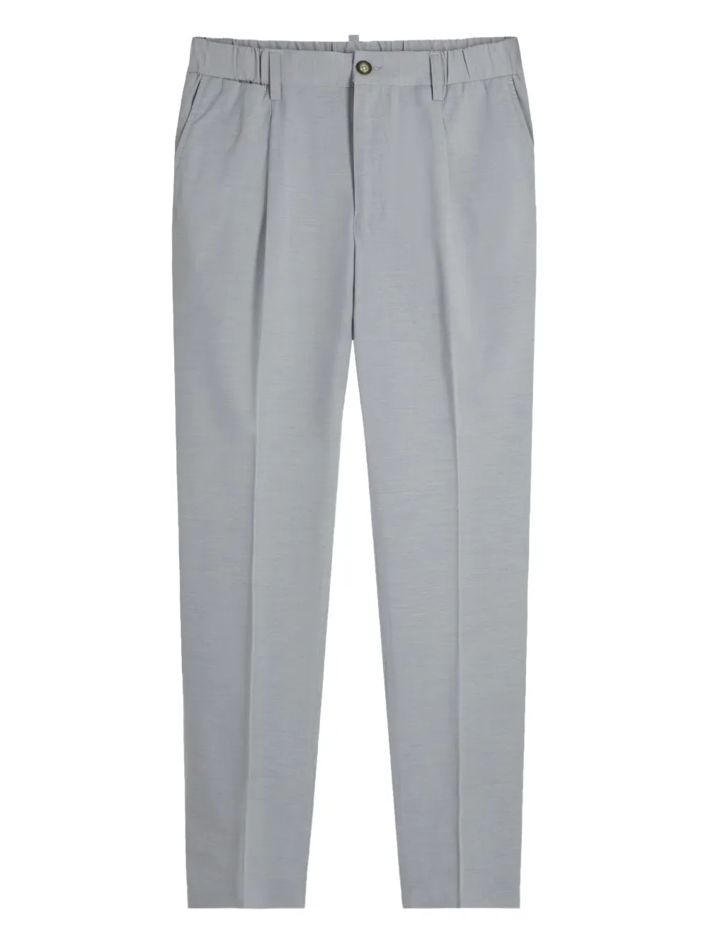 GAZZARRINI X MICHELE FRANZESE pleat-detail chino trousers | Grey | Image 1