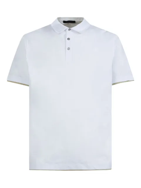 GAZZARRINI X MICHELE FRANZESE layered polo shirt