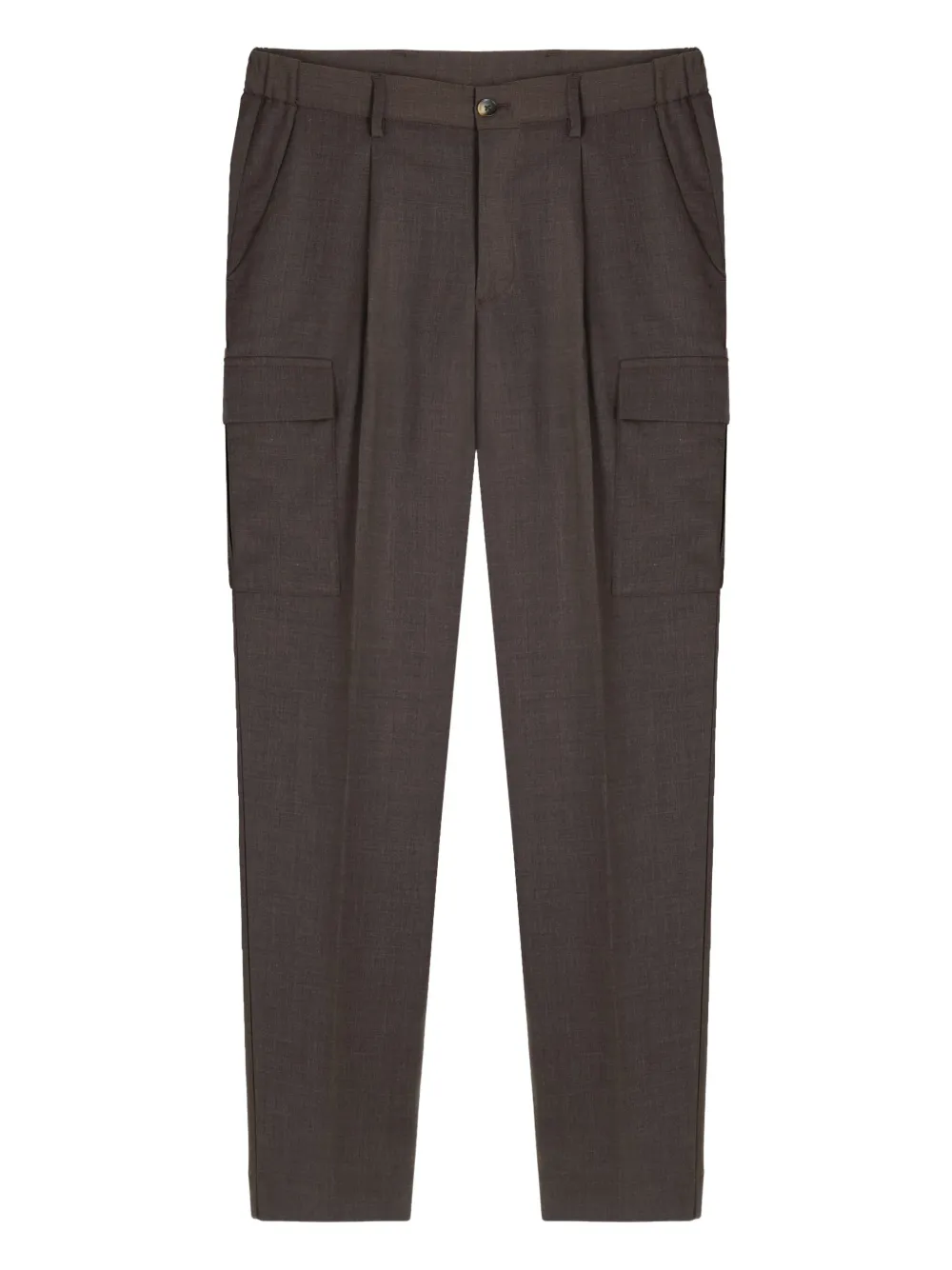 GAZZARRINI X MICHELE FRANZESE cargo-pocket tailored trousers | Brown | Image 1