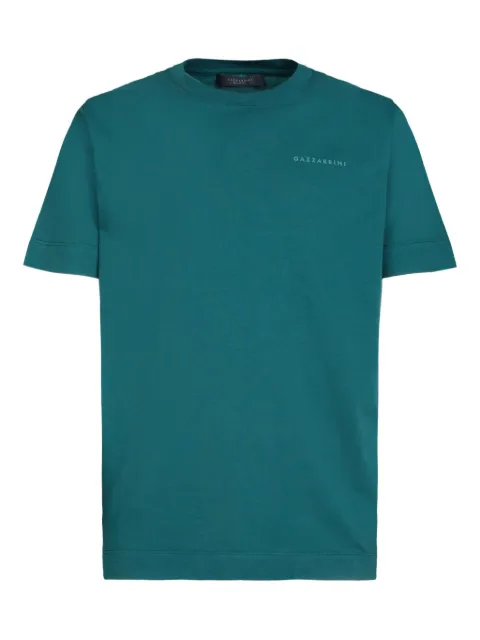 GAZZARRINI X MICHELE FRANZESE logo-print crew-neck T-shirt