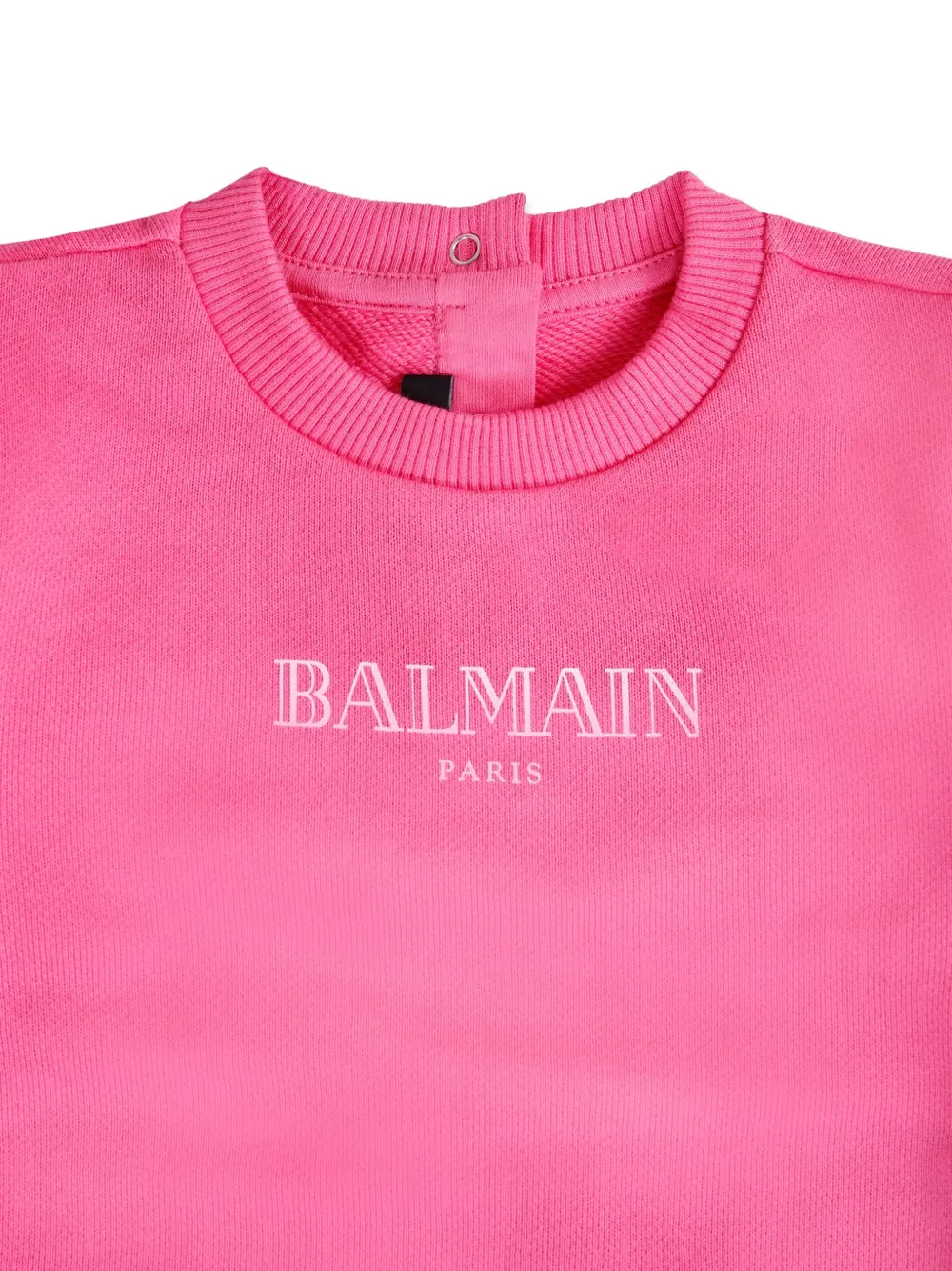 Balmain Kids Sweater met ruchemouwen Roze