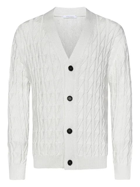 Cruciani cable-knit cardigan