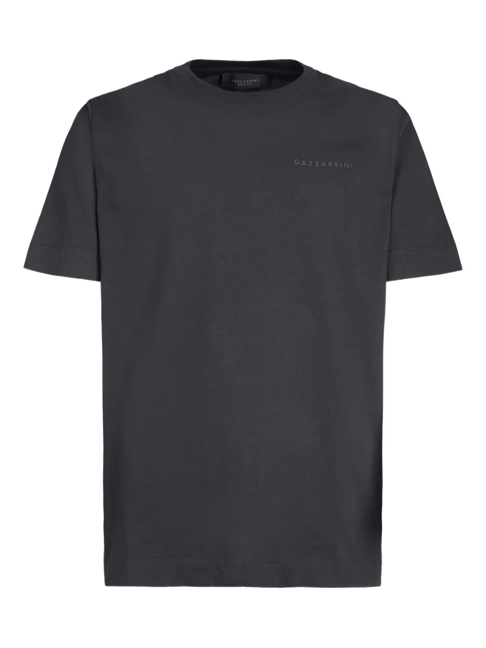 GAZZARRINI X MICHELE FRANZESE logo-embellished crew-neck t-shirt | Black | Image 1