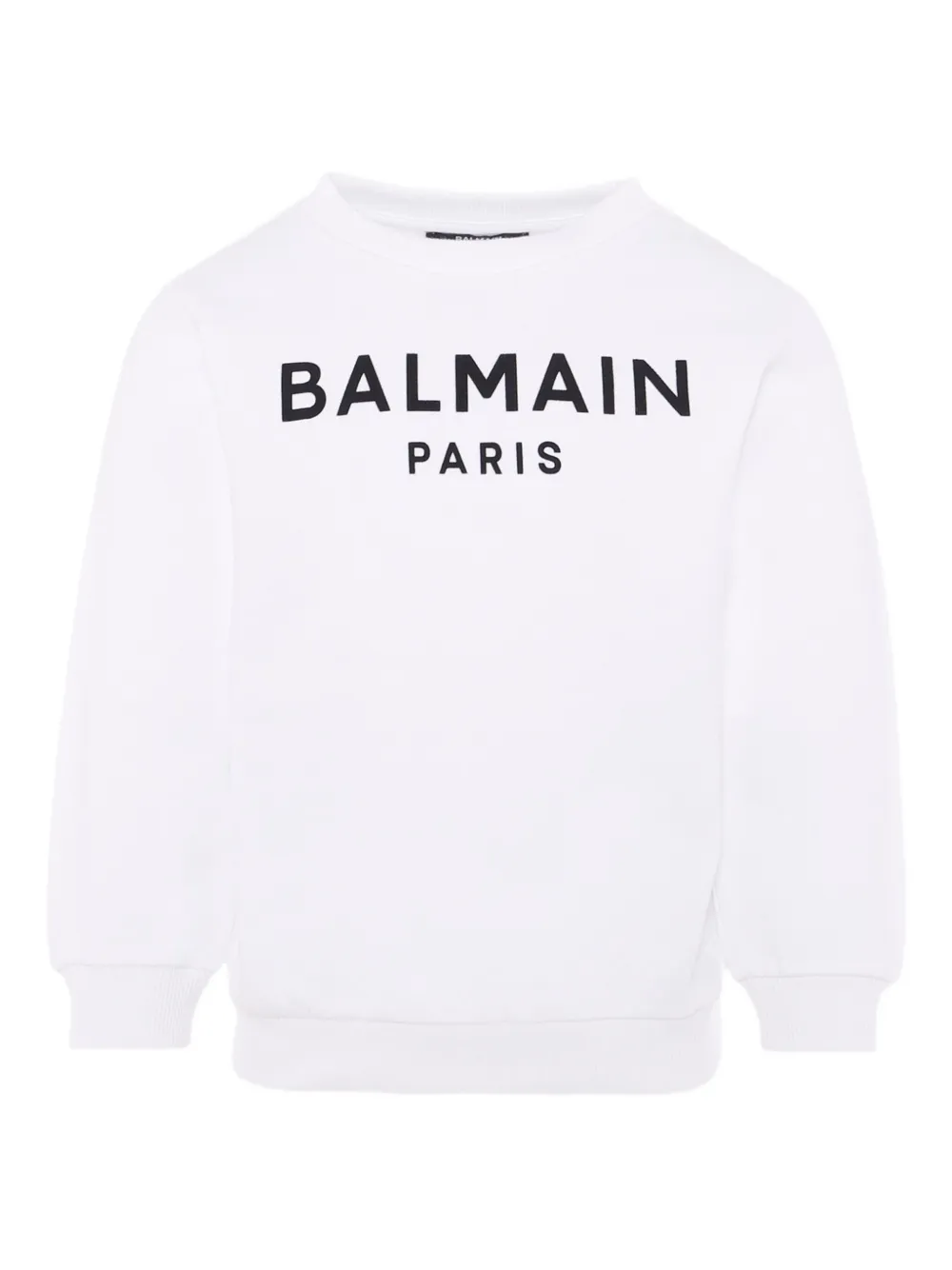 Balmain Kids Sweater met logoprint Wit