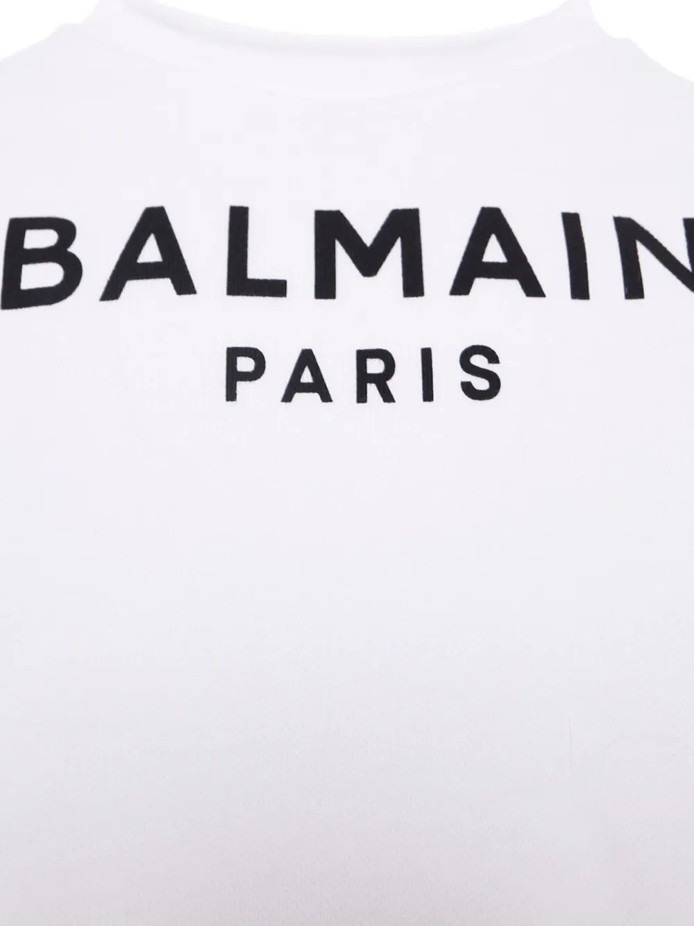 Balmain Kids Sweater met logoprint Wit