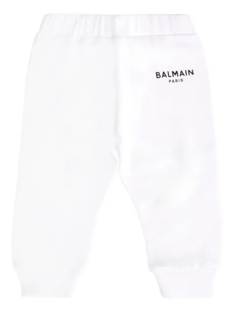 Balmain Kids بنطال رياضي بطبعة شعار الماركة