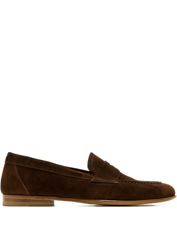 新品 定価6.1万円 MAGNANNI スエード ローファー ブラウン Magnanni スエード ローファー | ブラウン | FARFETCH JP