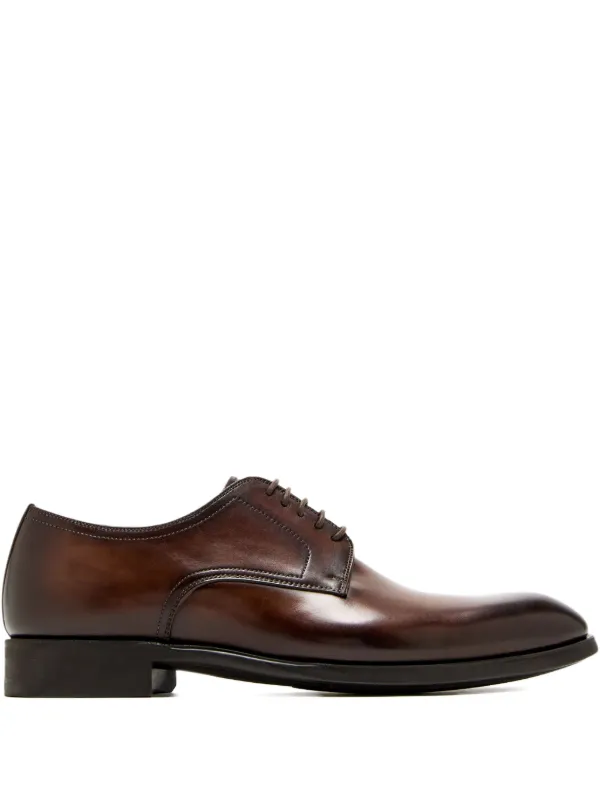 magnanni dress shoes Magnanni Mens Cognac Lace Up Size 10 M Dress Shoes