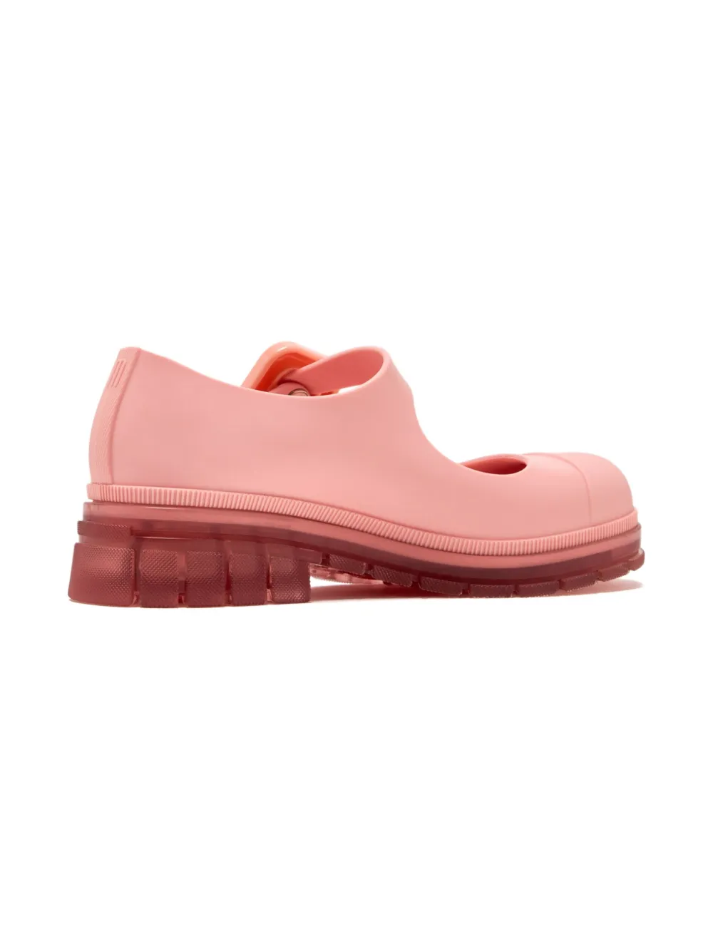 Mini Melissa Ballerina's met plateauzool en gespdetail - Roze