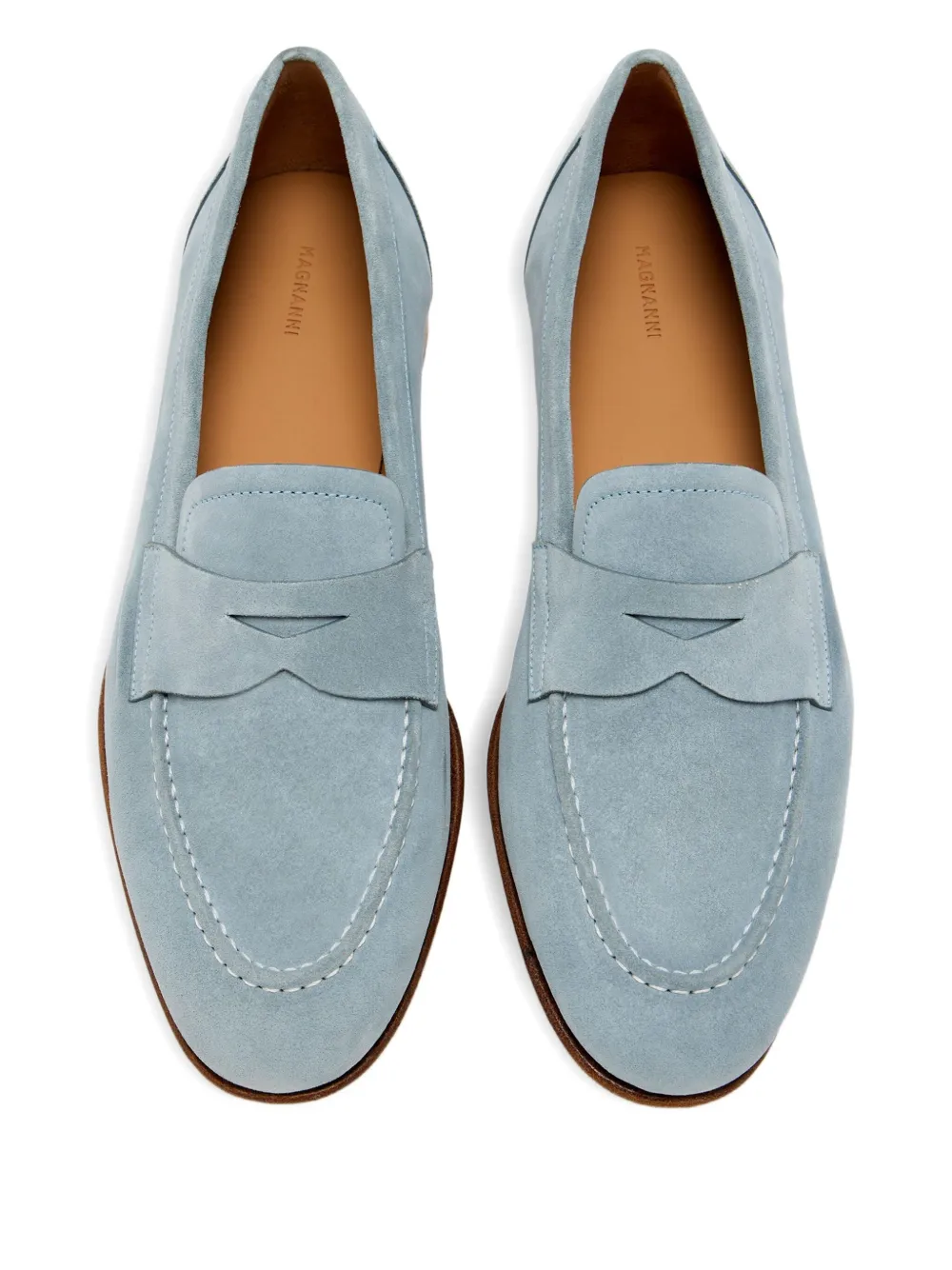 Magnanni Sonya suede loafers Blue