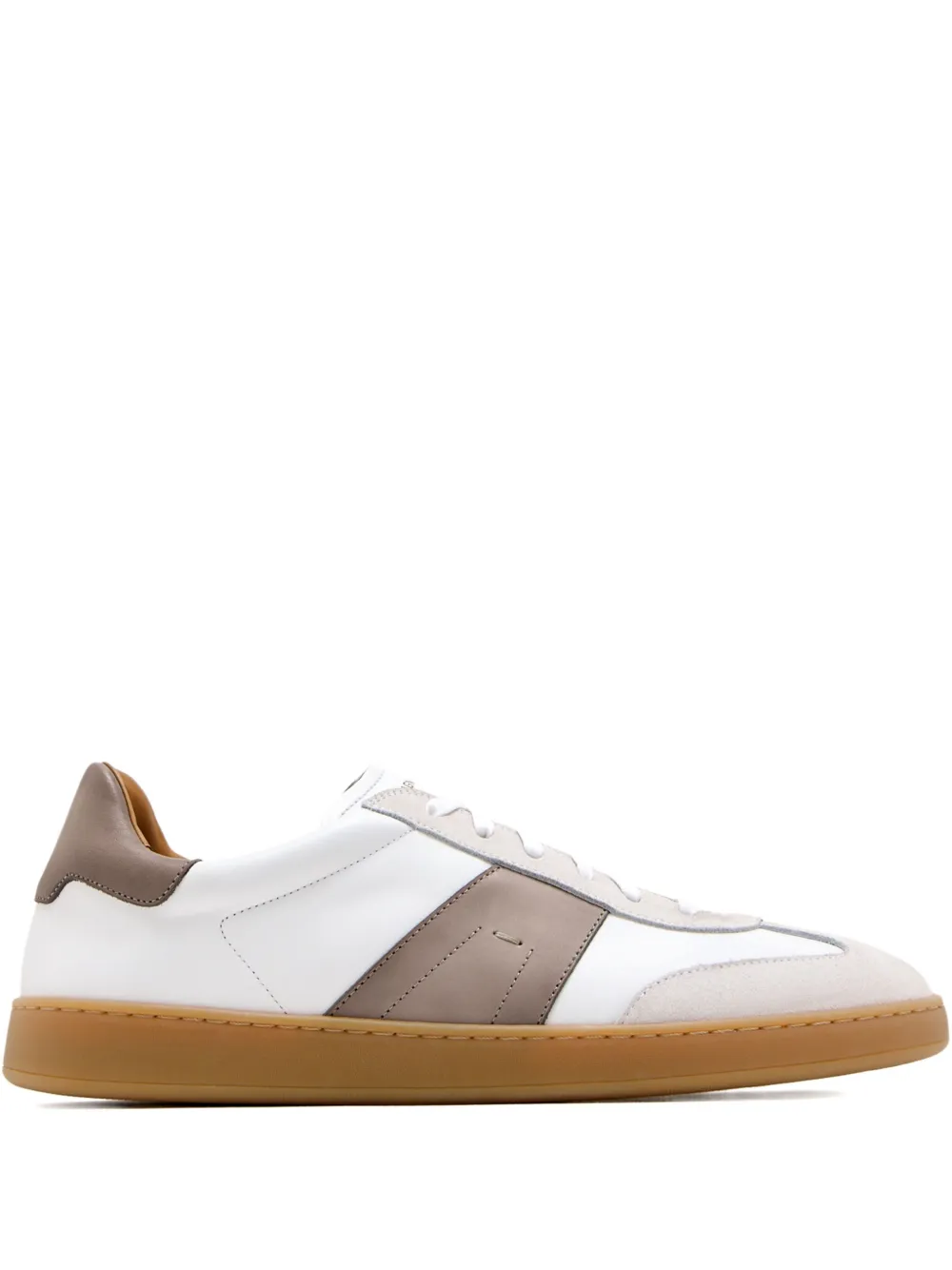 Magnanni leather lace-up sneakers White