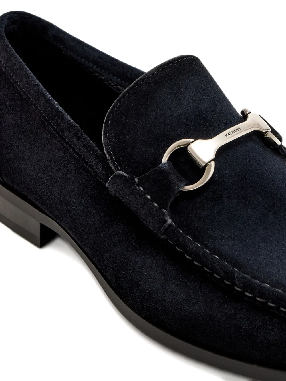 Magnanni Loafers met horsebitdetail - Blauw