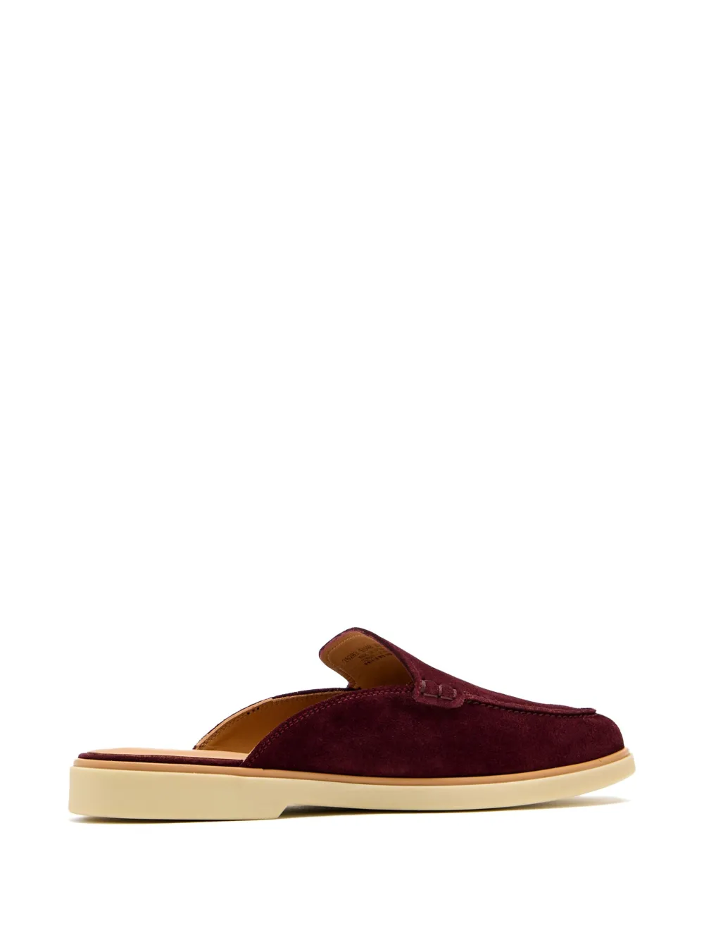 Magnanni Suede-leather Flat Mules In Red