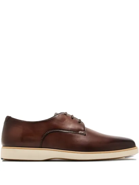 Magnanni leather derby shoes