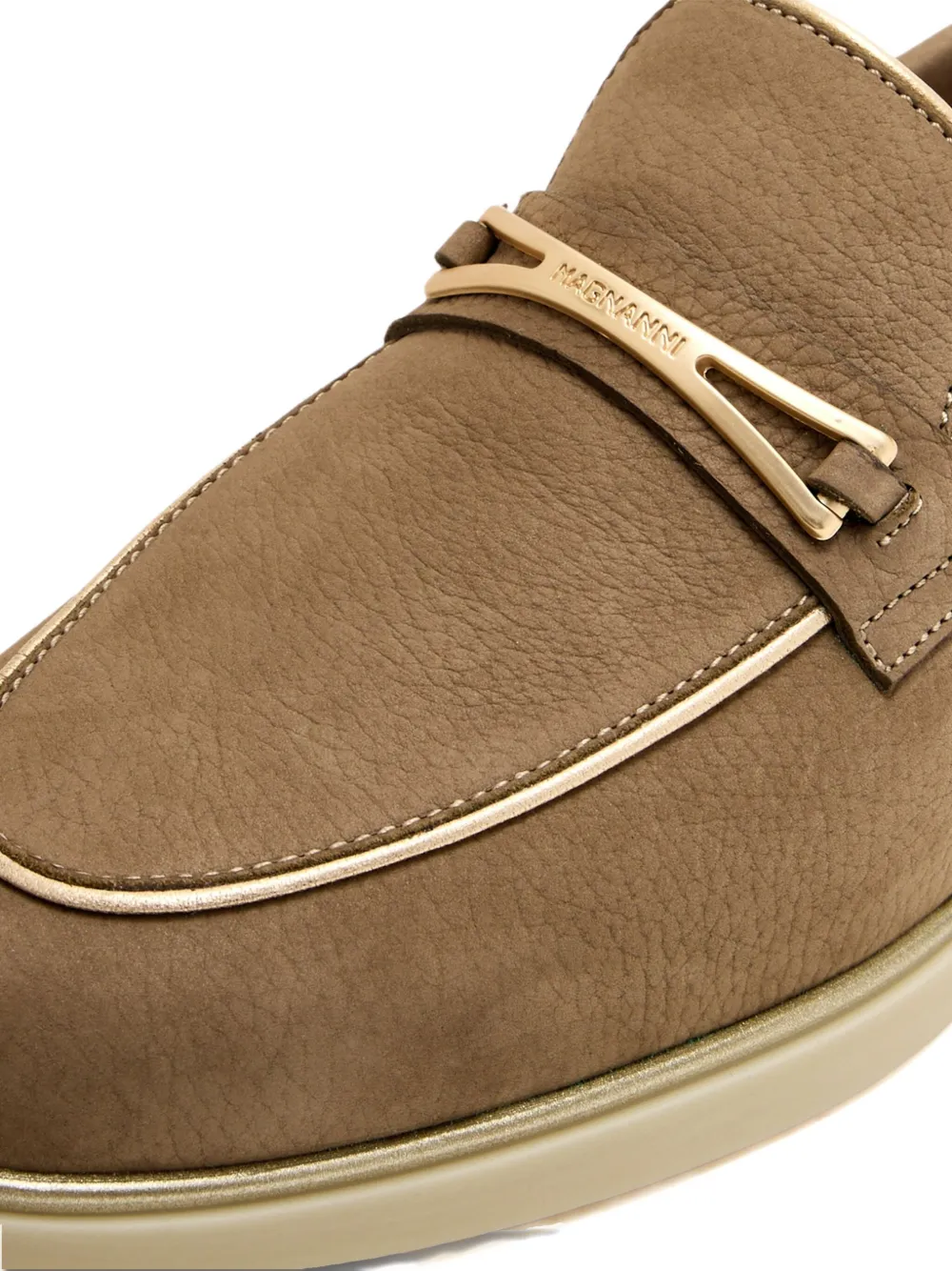 Magnanni suede loafers Neutrals