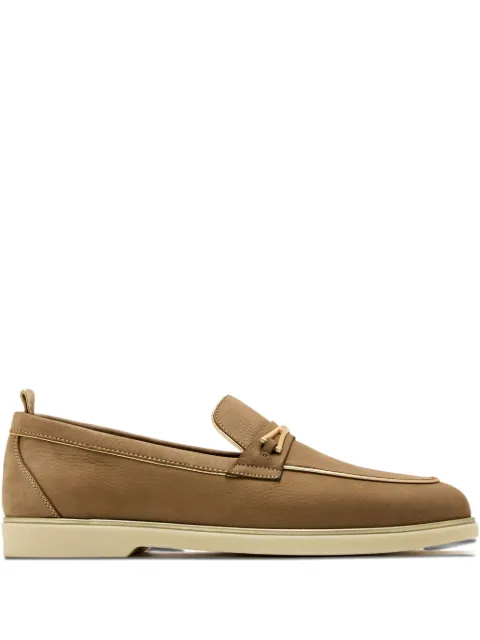 Magnanni suede loafers