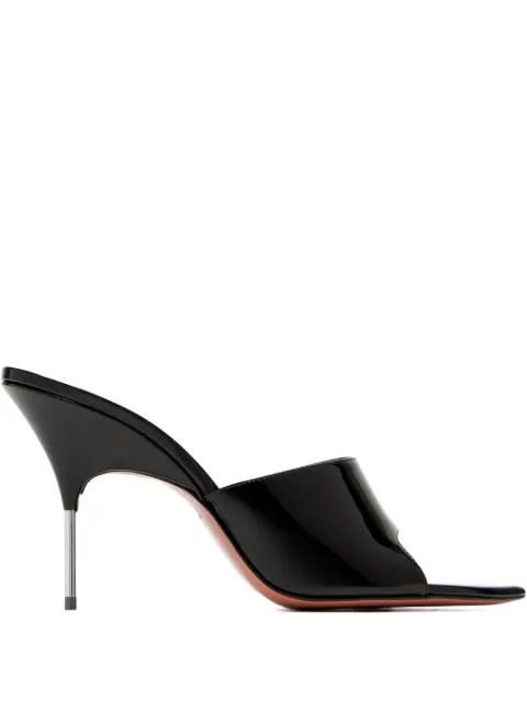 Amina Muaddi 95mm patent-leather sandals
