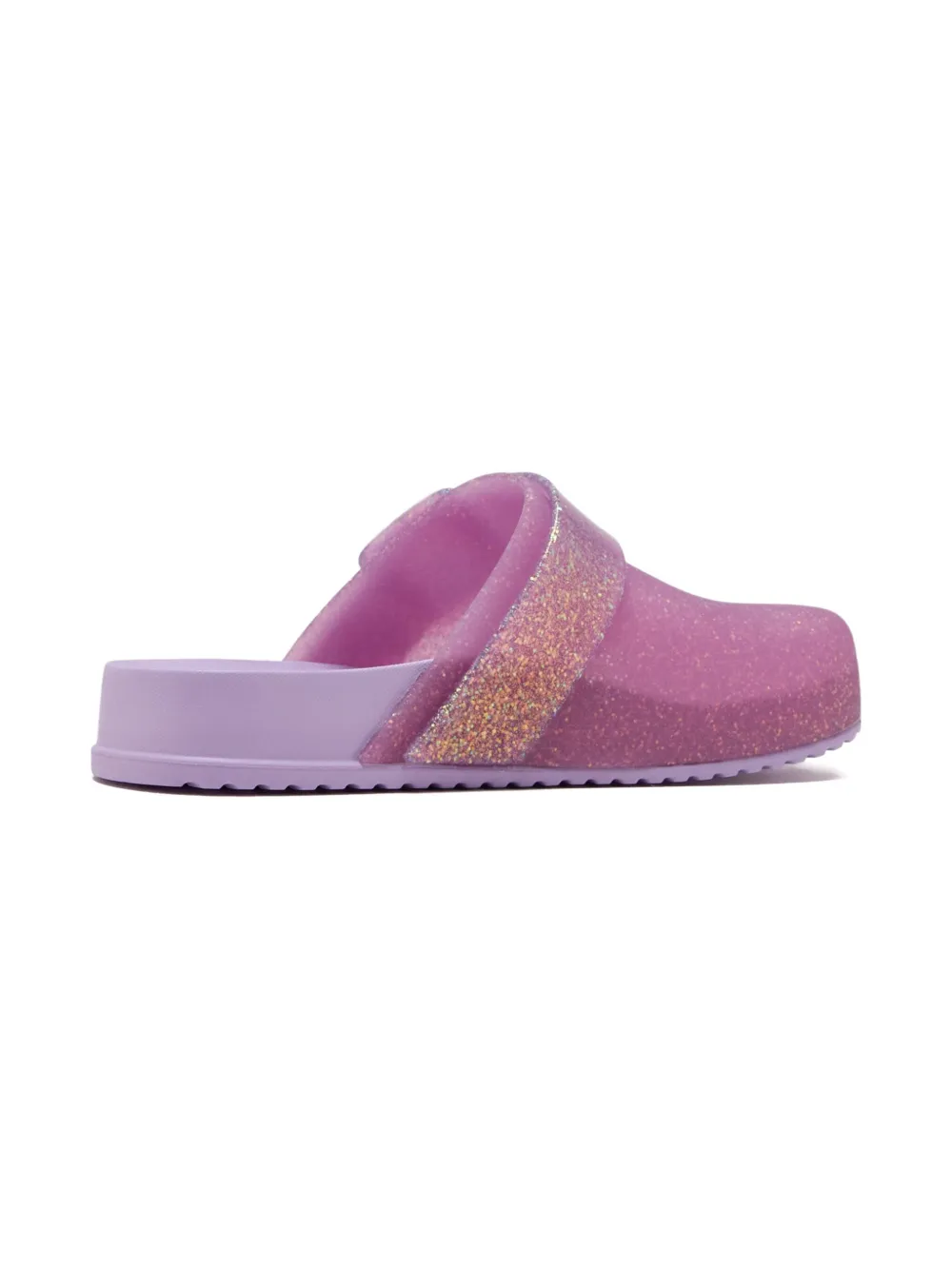 Mini Melissa Sandalen met glitter gesp - Paars