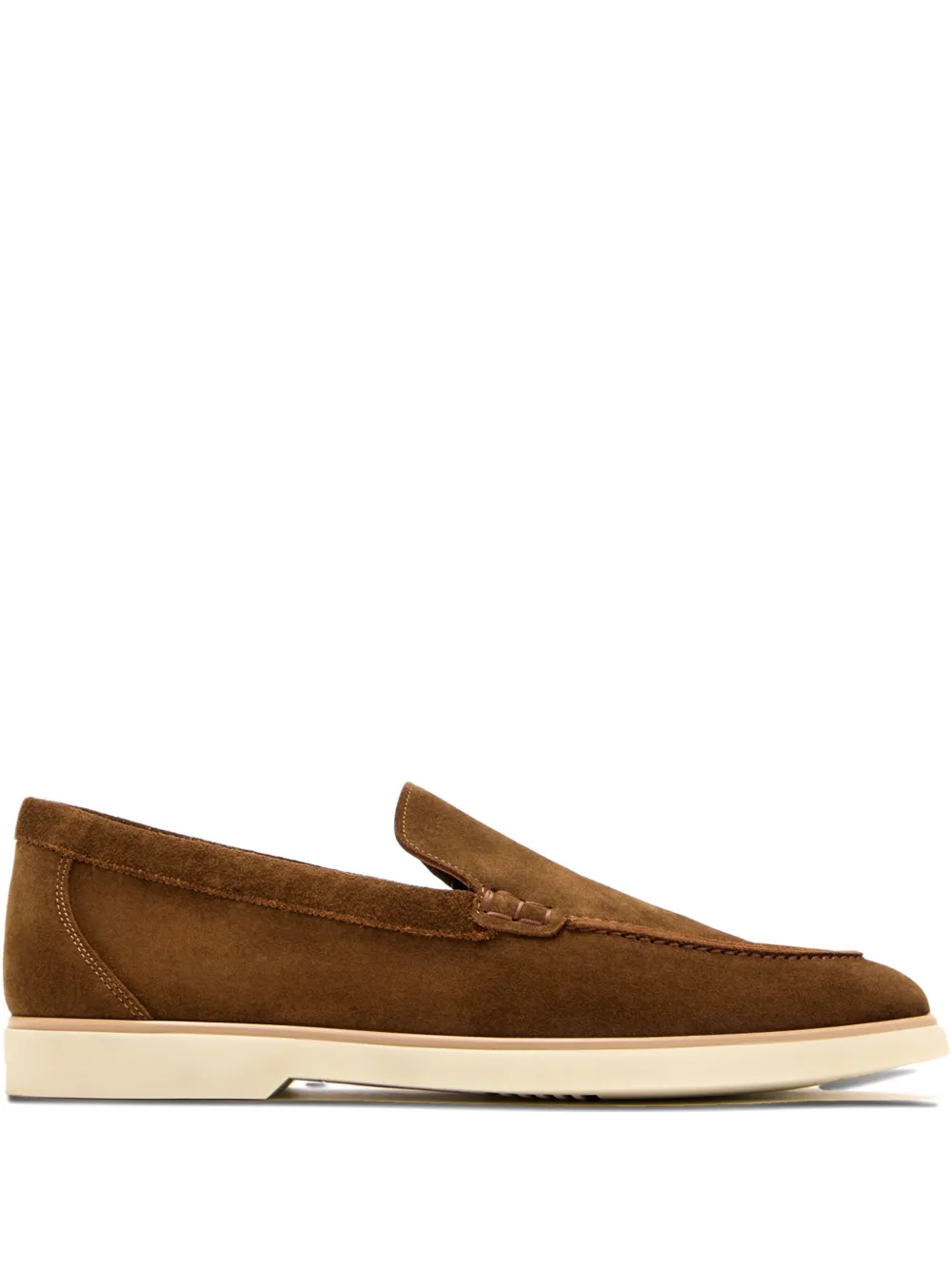 Magnanni slip-on suede loafers | Brown | Image 1