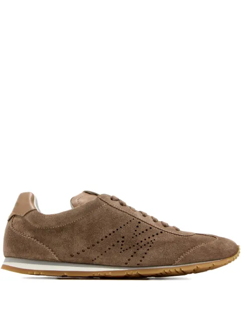 Magnanni perforated suede sneakers
