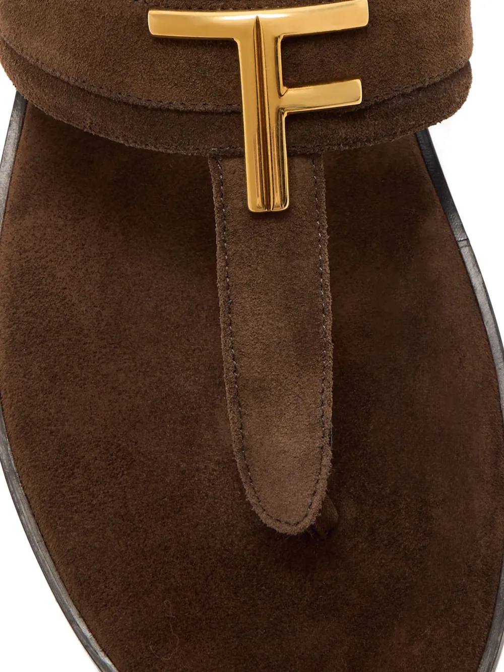 TOM FORD suede sandals Brown