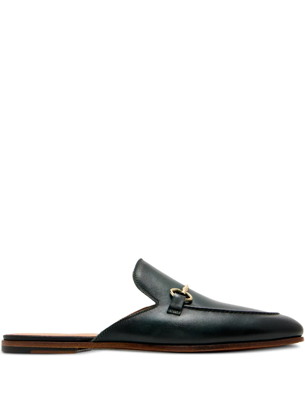 Magnanni leather mules Green